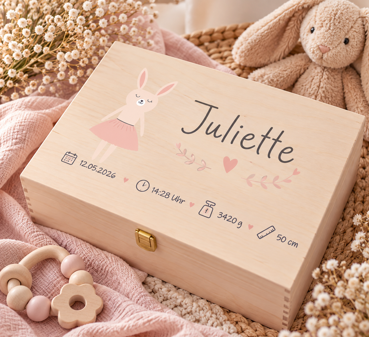 Boîte à souvenirs lapin