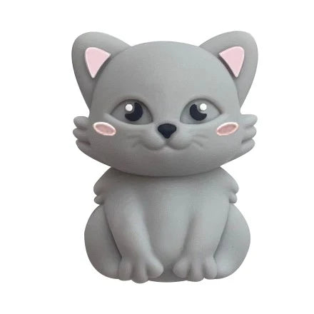 Attache-tétine personnalisée chat