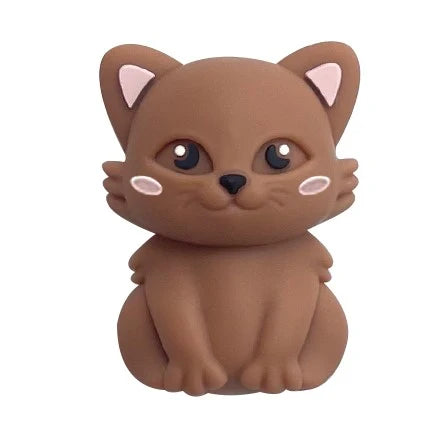 Attache-tétine personnalisée chat